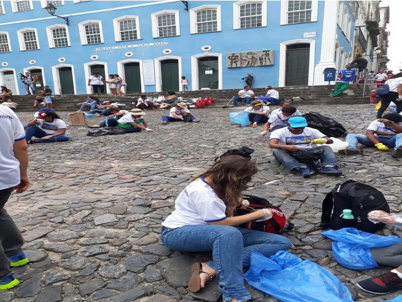 Unidades da IMMB na Bahia realizam limpeza espiritual no Pelourinho