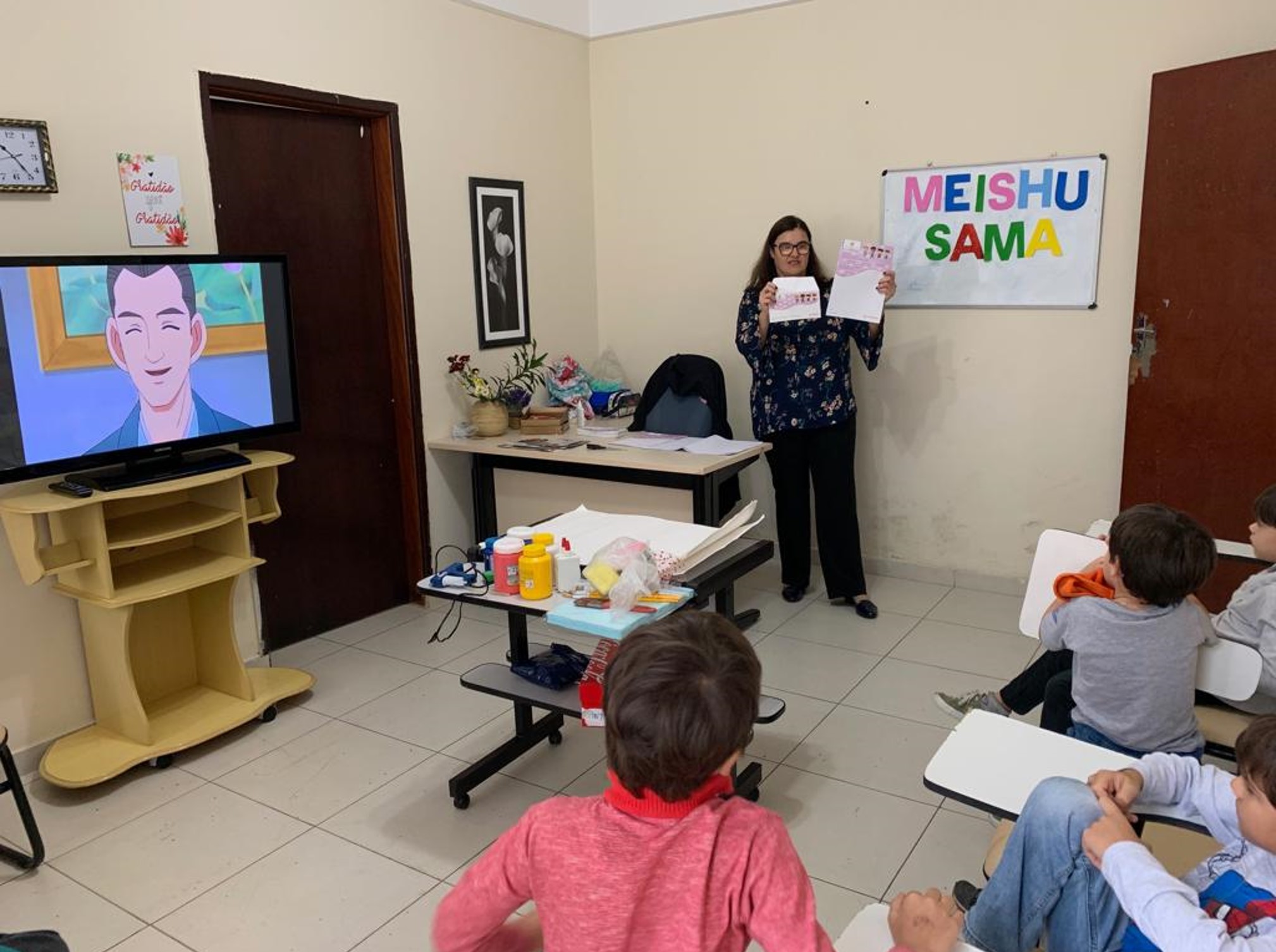 Movimento Kids do Johrei Center Guaianases (SP) se prepara para o Culto do Paraíso Terrestre
