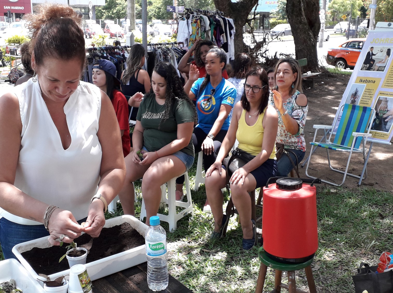 Johrei Center Menino Deus (RJ) promove atividades de horta caseira
