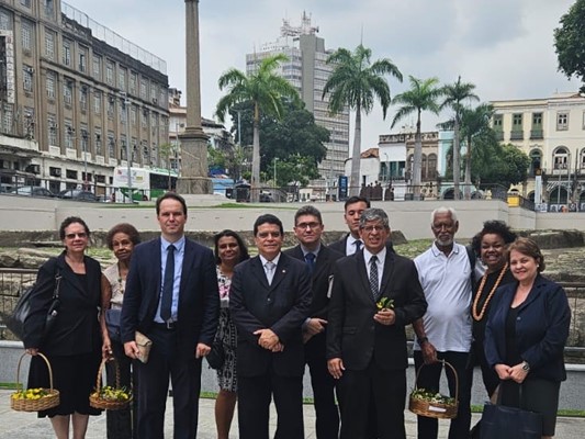 IMMB participa de cerimônia religiosa no Instituto de Pesquisa e Memória Pretos Novos (RJ)