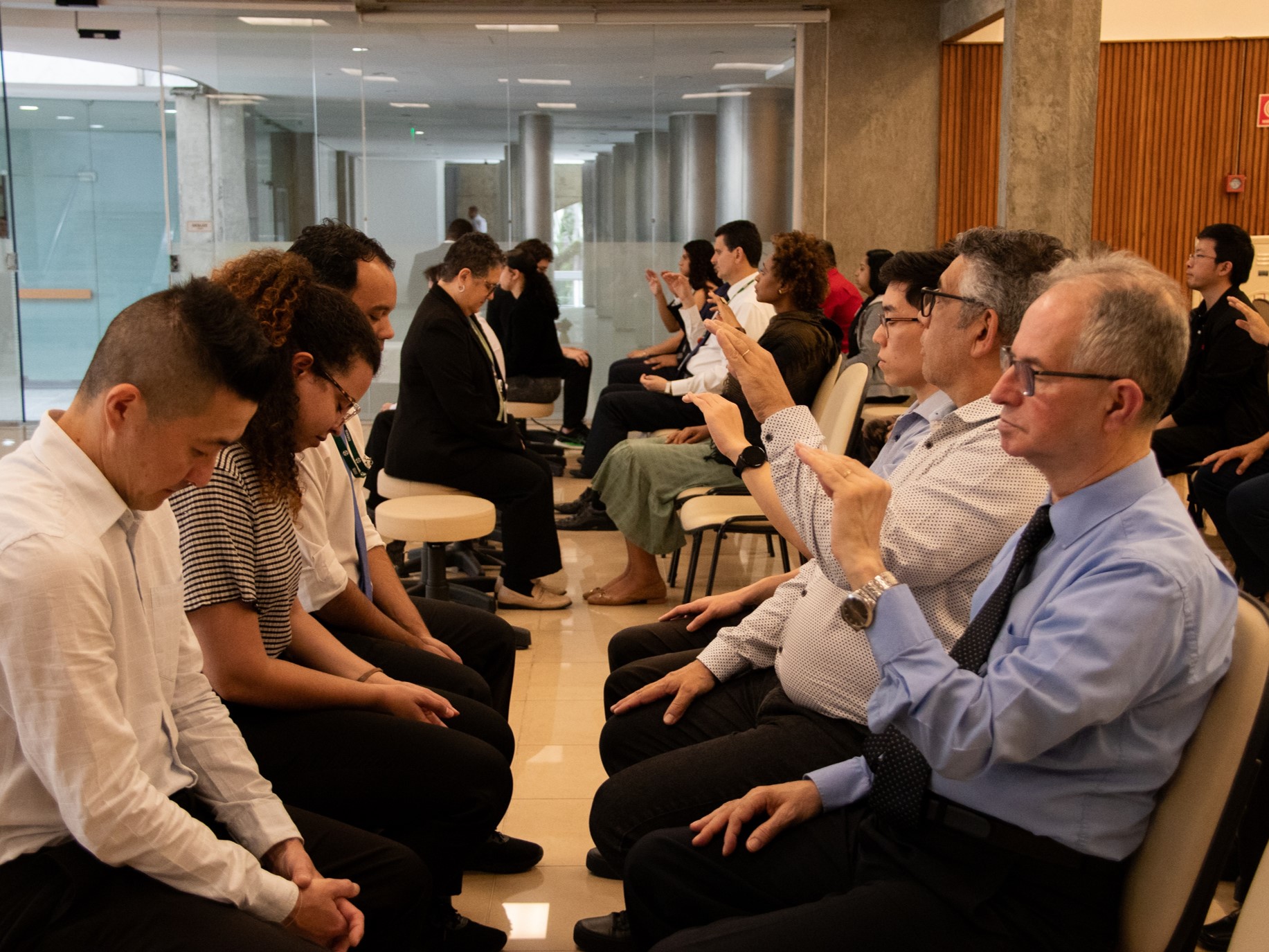 Colaboradores da IMMB, FMO e Korin dão continuidade ao Dai Johrei Kai