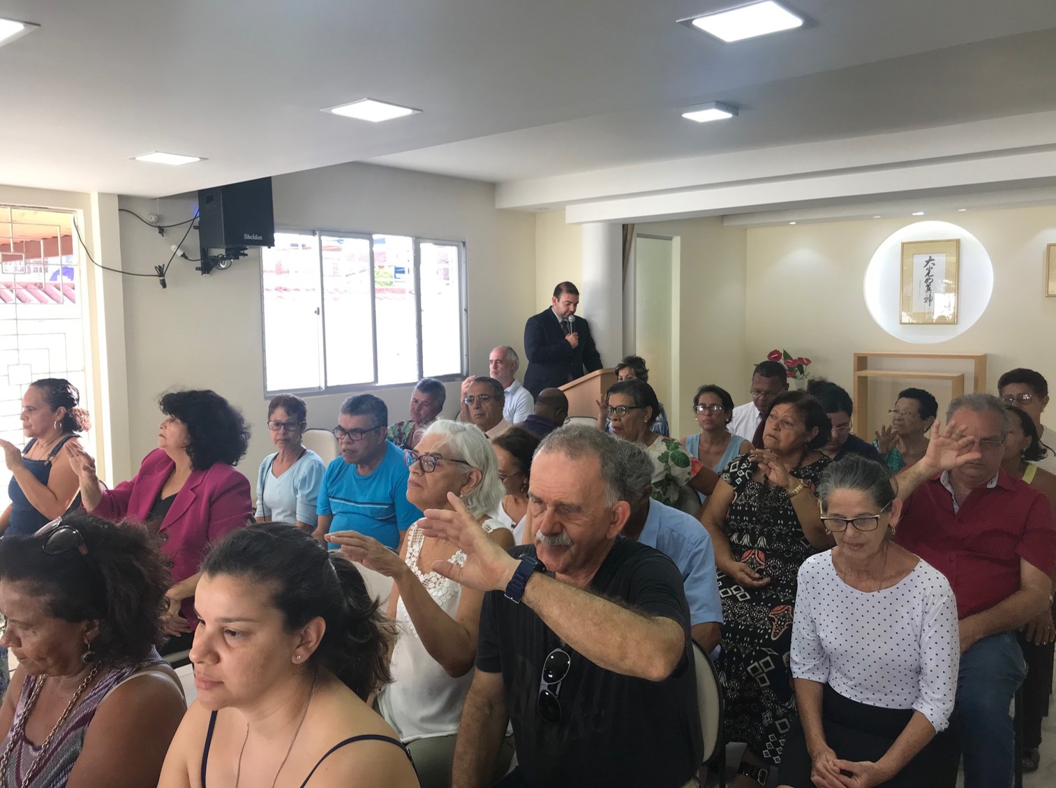 Esperança e gratidão marcam a Grande Reunião de Johrei de Ano-Novo da Igreja Recife (PE)