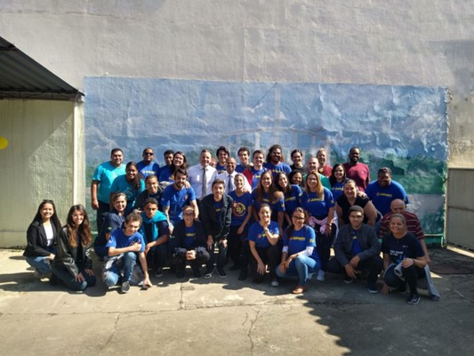 Atividade dos jovens do Johrei Center Riachuelo (RJ) é elogiada pela vizinhança