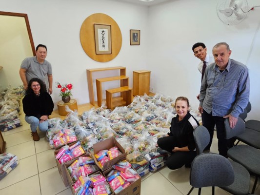 Fundação Mokiti Okada realiza ajuda humanitária com a doação para a cidade de Santa Maria (RS)