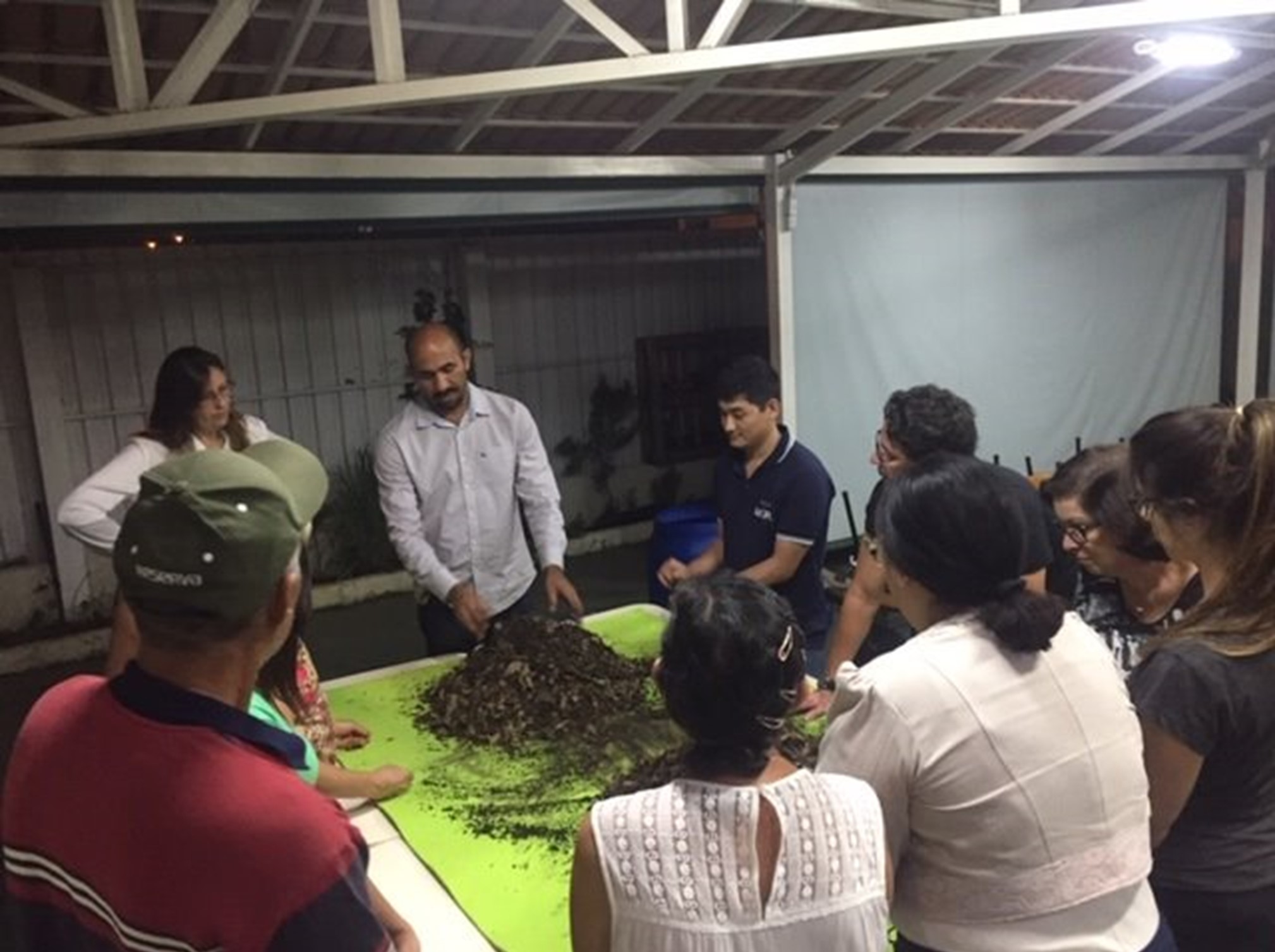 As aulas do curso de multiplicadores de horta caseira do Johrei Center Guará já começaram